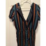 Madewell  Stripe Short Sleeve Wrap Wool Blend Jumpsuit Size 0 Photo 7