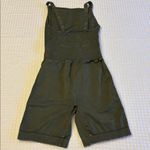 Free People NEW! $88  Movement Good Karma High Neck Runsie Shorts XS/S Moss Green Photo 7
