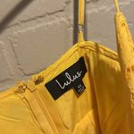 Lulus  Sunny Yellow Lace Dress lined XS shark bite hem Photo 4