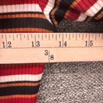 Garage Y2K Henley Shirt Dress XS 90s Retro Indie Slease Grunge Streetwear Ribbed Maroon Photo 8