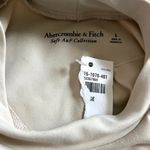 Abercrombie & Fitch Bodysuit Cream Mesh Sleeve Mock Neck L New Photo 5