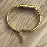 Citizen Ladies Watch Gold Tone Bangle Bracelet Rainbow Pearl Rectangular Dial Photo 5