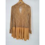 Free People Yellow Tell Tell Secret Origins Eyelash Lace Tunic Dress Size XS Photo 7