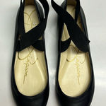 Jessica Simpson  Black Criss Cross Ankle Ballet Rounded Toe Flats- 6.5M Photo 0