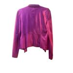 Bagatelle Collection jacket suede feel deep pink sz Small Photo 2