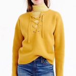 J.Crew  Yellow Off-the-Shoulder Sweater Photo 6
