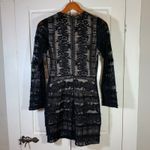 Parker  Black‎ Lace Mesh Mini Dress Sheer Romantic Gothic Party Small Vampcore Photo 1