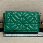 ZARA  Green Quilted Crossbody Bag with Gold Chain Photo 6