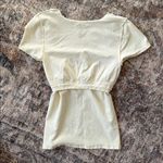 Free People clean lines Sundance baby tee, ivory Photo 5