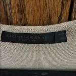 Donna Karan  New York Ivory Cream Cowl Neck Cashmere Sweater Large Photo 3