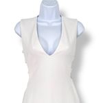 Nookie Turlington Bodycon Midi Dress Deep V-Neck Side Cutouts Size 8 AU 4 US Photo 4