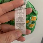 Aerie  Green Yellow Pattern Crop Tie Cami Women's Size XL Photo 5