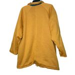 American Vintage Vinatge 90s 1990s Yellow and teal jacket blanket lines size 14 Climate zone Photo 2