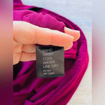 Free People Norma Kamali Diana Mini Dress in Plum Size Small NWOT $195 Photo 6