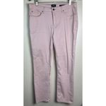 Jones New York Madison Skinny Ankle Jeans Women's 12 Pink Denim Stretch Low-Rise Photo 8