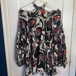 Free People Drift Away Cold Shoulder Artsy Mini-Dress Tunic W-298 Size Small Photo 4