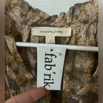 Grade & Gather  light pink and‎ brown shirt Photo 7