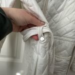 Athleta  Mendocino Coat Zipper Front Belted Magnolia White Puffer Women’s Size XS Photo 3