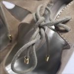 a.n.a . Faux suede peep toe heels 3.5 in 9.5 Photo 2