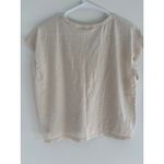 Athleta  Top Womens Size Medium Bone White Cropped‎ Sporty Active Gym Workout Photo 1