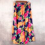 Vintage 90s Mervyns Partners Womens Skirt Size M Floral Y2K Cottage Boho Garden Blue Size M Photo 2