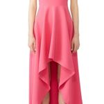 Likely  Pink Crepe Strapless High Low Lovelle Gown Photo 0
