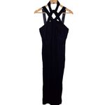 Jessica McClintock Vintage GunneSax blackVelvet Choker Formal evening Gown 11/12 Photo 1