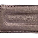 Coach 2"  Silver Fob Bag Charm Hang tag Hangtag Photo 0