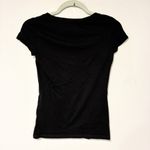 Armani Exchange  Black WOMEN TSHIRT AX STRETCH COTTON JERSEY TEE Size XS Photo 3