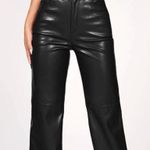 SheIn Leather Jeans Pants Black Size PETITE XS Biker Goth Moto Photo 0