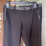 Vince  Wool Blend Dress Pant with Leather Detail Photo 1