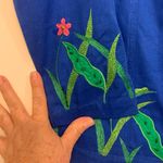 Quaker Factory Blue Embroidered NWT Large Spring Summer Jacket. 2019 Photo 2