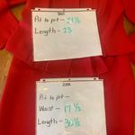 Danny & Nicole Dress Suit 16P Red 2 piece Long Sleeve Jacket Elastic Waist Skirt Photo 13