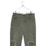 Free People Womens Jeans Y2k Maggie Button Fly Distressed Straight Frayed Hem 28 Photo 3