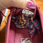 Vans  Style 36 Old Skool Low Top Sneaker Maroon Suede Sneaker Skate Gold Detail Photo 7