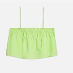 We Wore What NWT  Ruffle Cami Tank Top - Sharp Green Photo 1