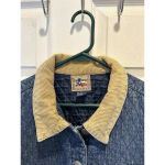 Don’t Mess With‎ Texas Quilted Denim Jacket Size XL Embroidered Christmas Tree Blue Photo 3