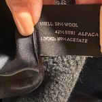 George Simonton Couture Fine Wool & Alpaca Coat Black Size 2 Women Photo 4