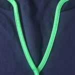 Charlie Paige XL Fashion Sleeveless Summer Knit Dress Blue Green Piping New NWT Photo 2