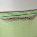 Soft Surroundings Oakleigh Triple Tiered Sleeve Top in Margarita Lime Size Small Photo 4