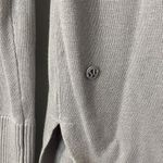 Lululemon Back To Balance Sweater Size 2 Purple Open Back Cashmere Athleisure Photo 9