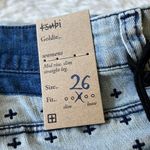 Ksubi  Women’s The Goldie slim straight leg mid rise jeans in dusted copy size 26 Photo 9