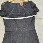 Tory Burch Women’s Silk Bovary Lace Cocktail Dress Shortsleeve Party in Black 4 Photo 13