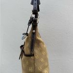 Brighton Croc Olive Green Shoulder Bag Purse Zipper Charm And Dust bag B‎ Brown Photo 2