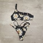 Agua Bendita ππ Roma Moss Bikini Top + Egle Moss Bikini Bottoms ~ Floral L NWT Photo 13