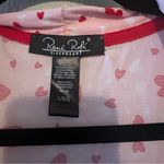 Rene' Rofe' Sleepwear Two pieces Hearts, Size Large Belted, Red, Pink Photo 4