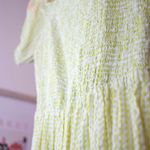 Lush Clothing Lush Lime Green Gingham Dress Photo 2