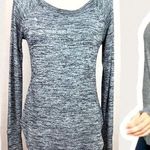 Athleta Uptempo Long Sleeve Marbled Gray Top Size XS Photo 0