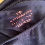 Southern Tide Long Sleeve Ruffle Hem Top Size Small Blue Photo 1