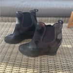 Donald‎ J Pliner Dillon Black Distressed Ankle Wedge Boots 7.5 grunge chic Photo 3